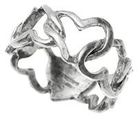 Ring Giovanni Raspini Woman Cuori in Silver 09895/12 - 09895/16